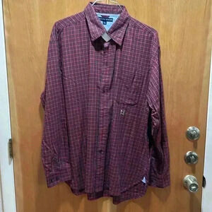 Tommy Hilfiger button-down, long sleeve shirt.